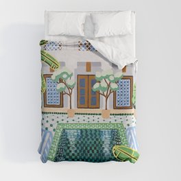 Moroccan Oasis Duvet Cover