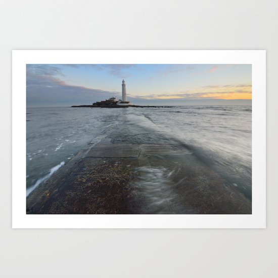 St Marys Lighthouse Art Print