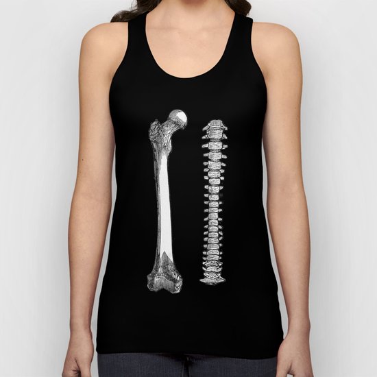 Femur spinal Unisex Tank Top