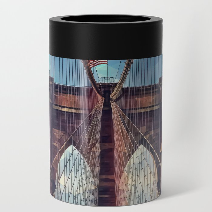 New York City Brooklyn Bridge Can Cooler