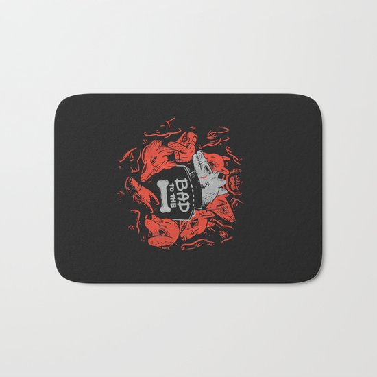 Bad To The Bone Bath Mat