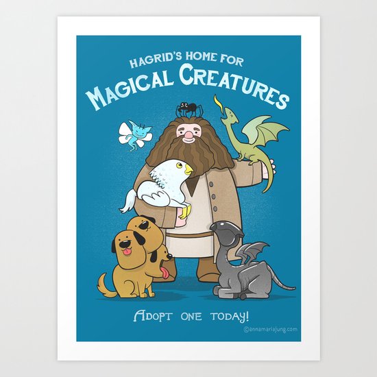 Hagrid's Home for Magical Creatures Art Print