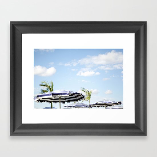 Summer Umbrella Framed Art Print