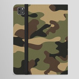 vintage military camouflage iPad Folio Case