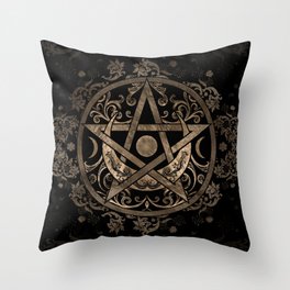 Pentagram Ornament Throw Pillow