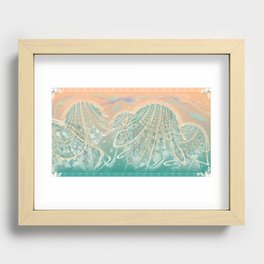 Breaking Free - Flux Fluidity Recessed Framed Print