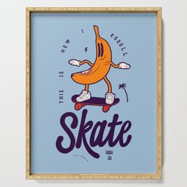 Banana Skater Serving Tray
