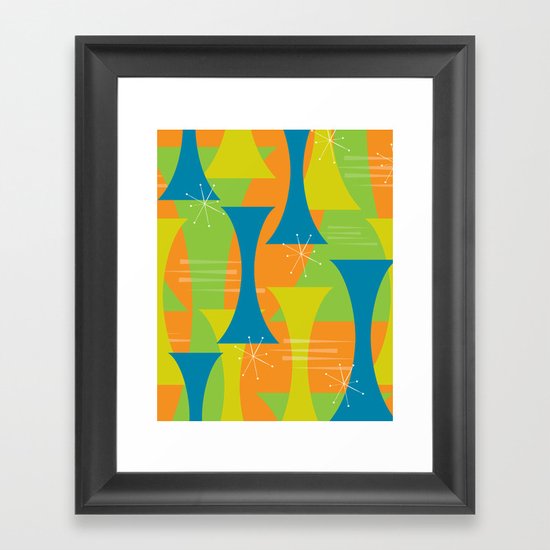 Mod Motion Framed Art Print