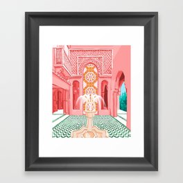 The Blush Palace Framed Art Print