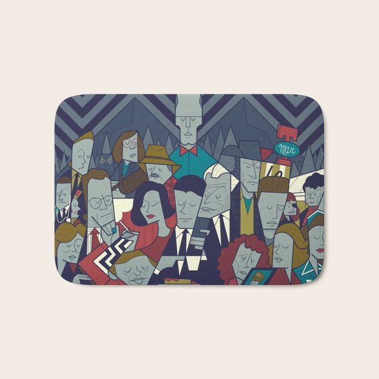 Twin Peaks Bath Mat