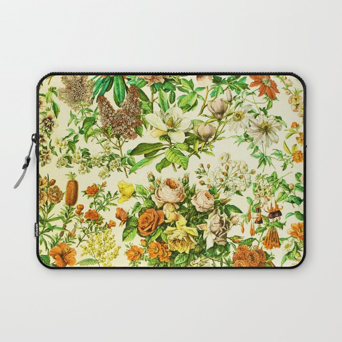 Adolphe Millot "Flowers" 3. Laptop Sleeve