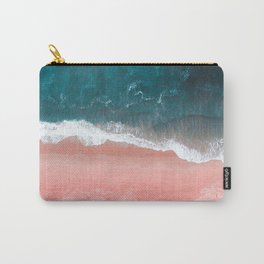 Turquoise Sea Pastel Beach III Carry-All Pouch
