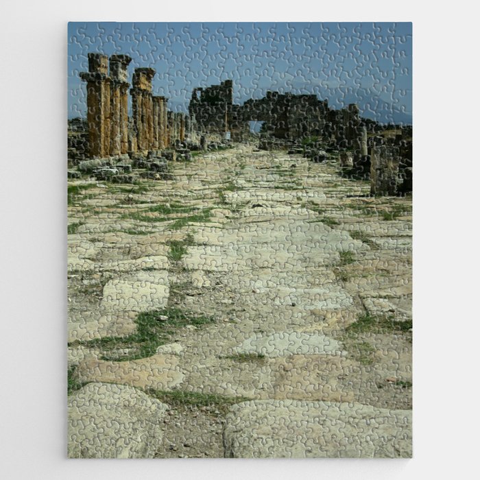 Roadway of Pamukkale Photograph Jigsaw Puzzle