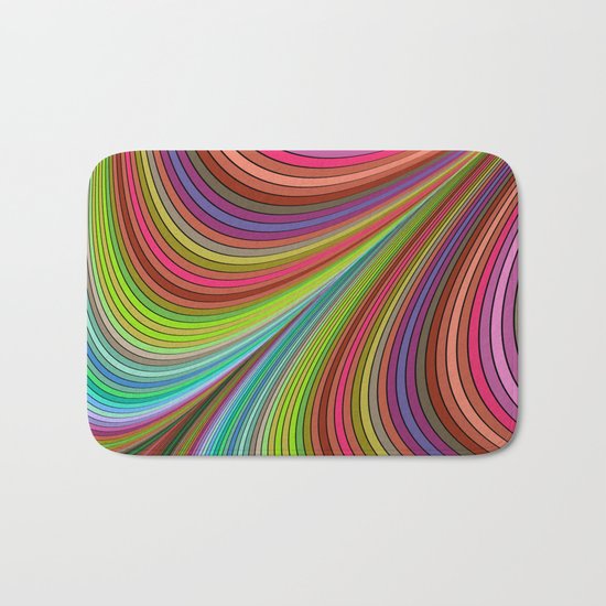 Happy curves Bath Mat