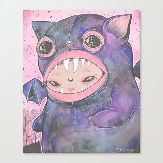 Boooh! Canvas Print