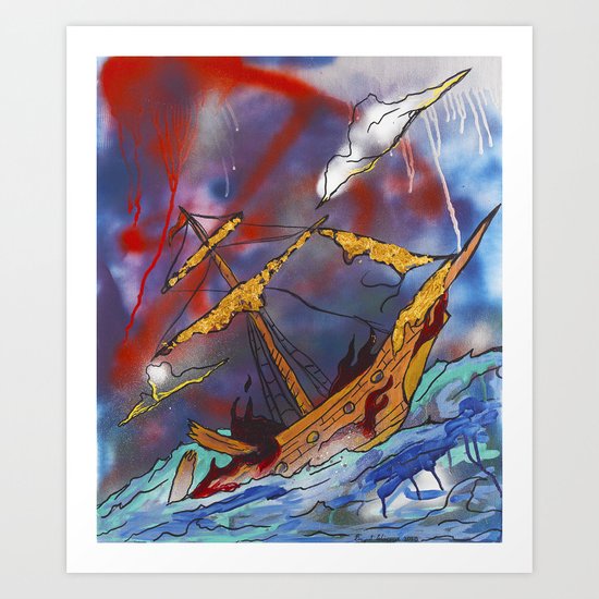 Ship Of Fools Art Print