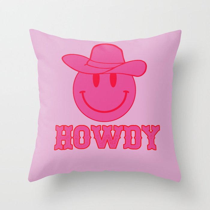 Happy face pillow discount