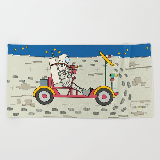 Moon Rover 1969 Beach Towel