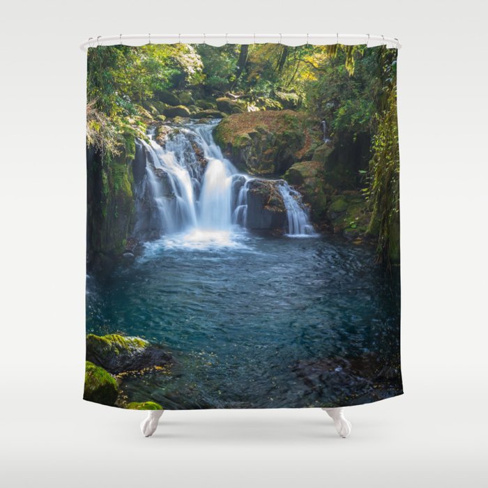 Beautiful Waterfall Nice for Swimming Shower Curtain