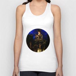 When the night screen goes down Unisex Tank Top