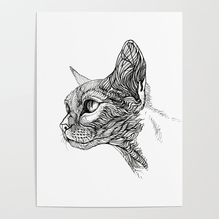 Unicorn Cat Poster