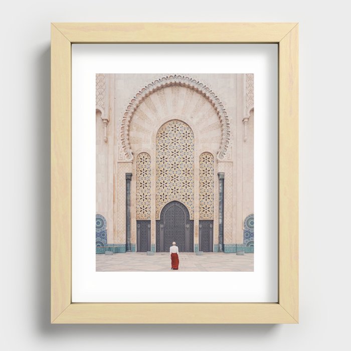 Hassan II Mosque, Casablanca Recessed Framed Print