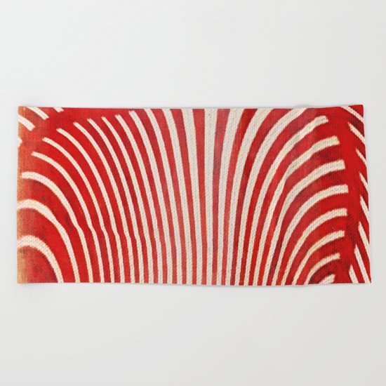 A Mess of Zebras Beach Towel