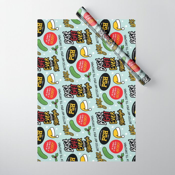 Pittsburgh Wrapping Paper Wrapping Paper