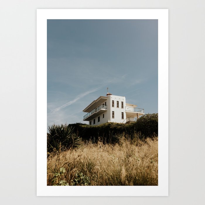 "White house on a hill" L'Escala, Spain | travel photography Art Print