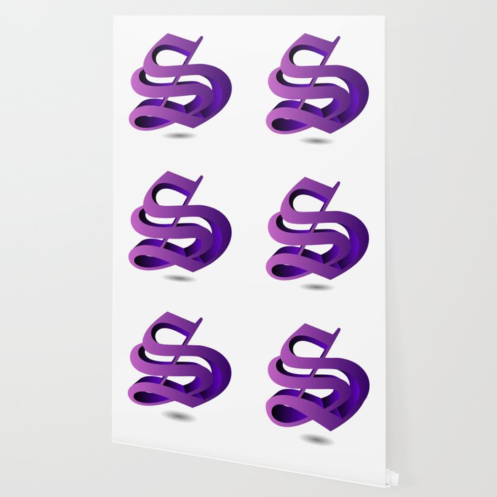 3d Alphabet S In Purple Color Name Initial Personalized Gifts