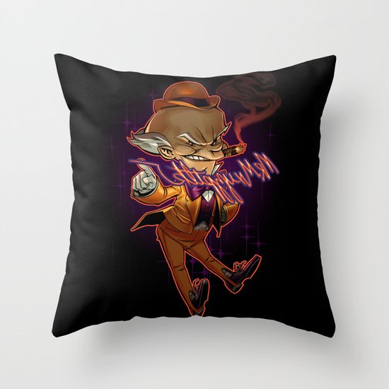Mr. Mxyzptlk Throw Pillow