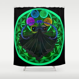 Princess of Heart and Moon Shower Curtain