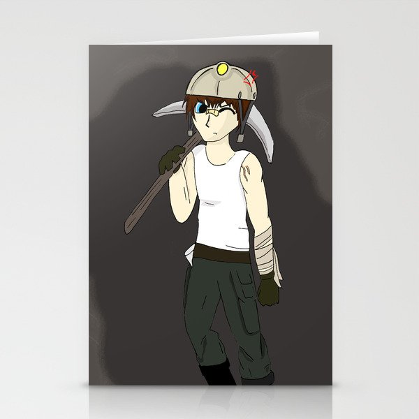 Miner (request) Stationery Cards
