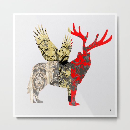 FabCreature · Steppenwolf 2 Metal Print