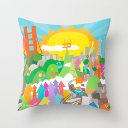 San Francisco Throw Pillow