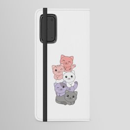 Cupioromantic Flag Pride Lgbtq Cute Cats Android Wallet Case