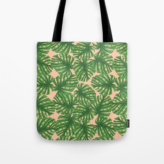 Monstera Theme 2 Tote Bag