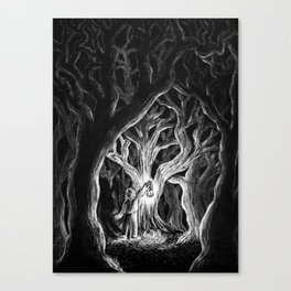 There's Something Glowing Canvas Print