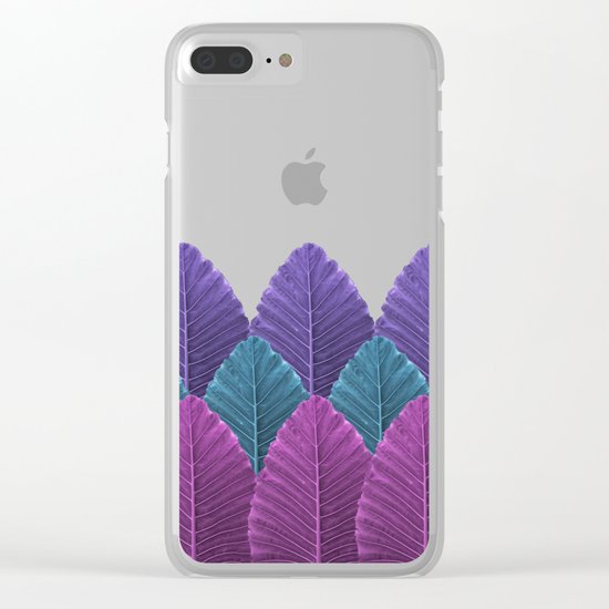Shades of Palm Clear iPhone Case
