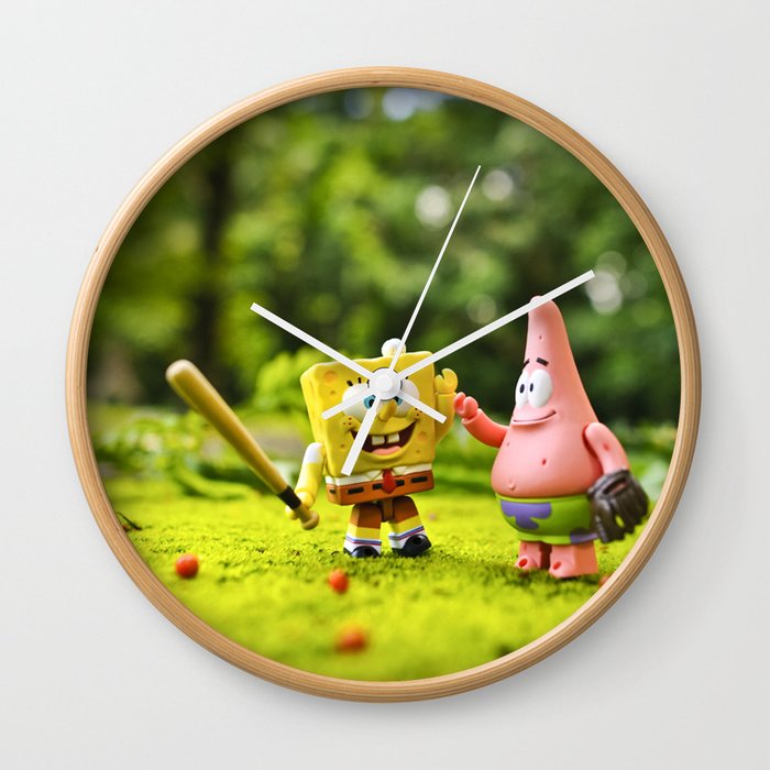 Spongebob & Patrick Wall Clock