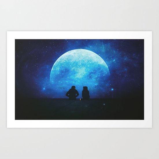 The Conversation Art Print