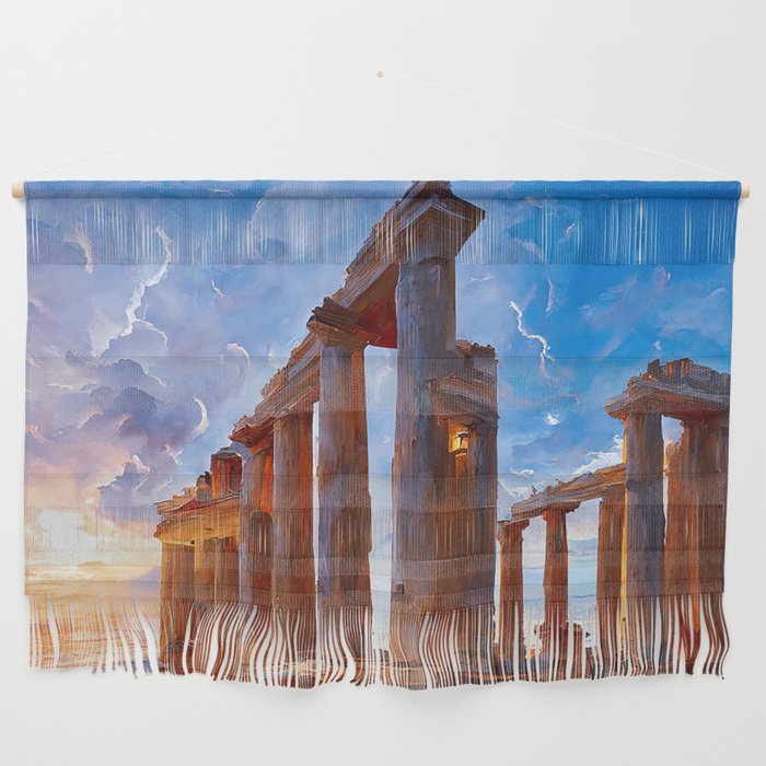 The Temple of Poseidon Wall Hanging