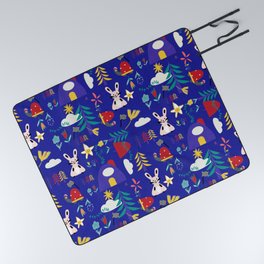 Tortoise and the Hare is one of Aesop Fables blue Picnic Blanket