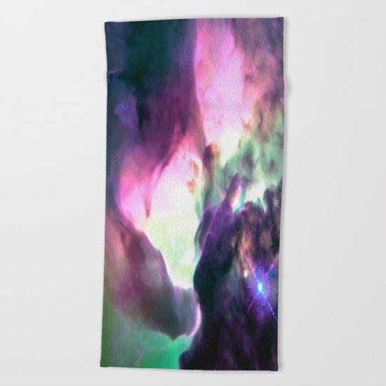 Pastel nebULa Beach Towel