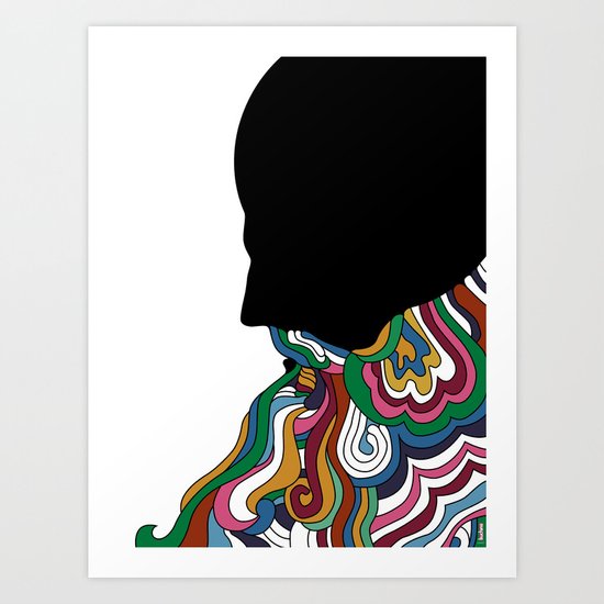 Beard Art Print