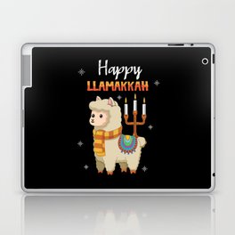 Llamakkah Llama Candles Menorah Happy Hanukkah Laptop Skin