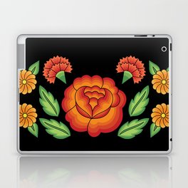 Mexican Folk Pattern – Tehuantepec Huipil flower embroidery Laptop Skin