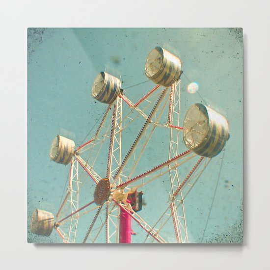 Ferris Wheel Metal Print
