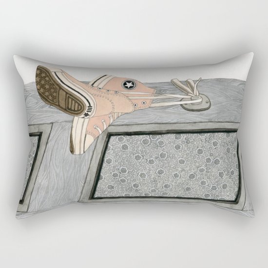 Pink Chucks Rectangular Pillow