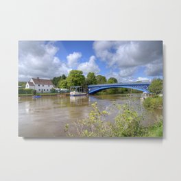 Stourport River Bridge Metal Print | Boat, England, Ironbridge, British, Stourportbridge, Severnbridge, Riversevern, Stourport, Hdr, English 